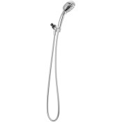 Delta Universal Showering 1.75 GPM Multi Function Hand Shower with H20kinetic PowerDrench Spray and Touch-Clean Nozzles - Includes Hose and Holder Chrome