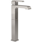 Delta Ara 1.2 GPM Single Hole Bathroom Faucet - Less Drain Assembly Brilliance Stainless