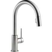Delta Trinsic Pull-Down Kitchen Faucet with Magnetic Docking Spray Head - Includes Lifetime Warranty Arctic Stainless