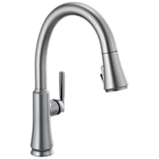 Delta Coranto 1.8 GPM Single Hole Pull Down Kitchen Faucet with Magnetic Docking Spray Head and ShieldSpray Arctic Stainless