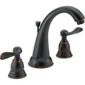 Delta Windemere Widespread Bathroom Faucet with Pop-Up Drain Assembly - Includes Lifetime Warranty Oil Rubbed Bronze