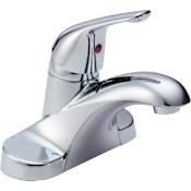 Delta Foundations Core Centerset Bathroom Faucet - Includes Lifetime Warranty - Less Drain Assembly Chrome