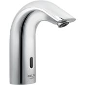 Delta Commercial 0.5 GPM Single Hole Battery Operated Electronic Bathroom Faucet Chrome