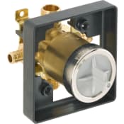Delta Universal Mixing Rough-In Valve with PEX Crimp Inlets and Universal 1/2" Outlets N/A