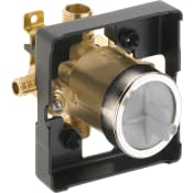 Delta Universal Mixing Rough-In Valve with Service Stops and PEX Crimp Inlets and Universal 1/2" Outlets N/A