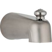 Delta 5-1/2" Diverter Wall Mounted Tub Spout Brilliance Stainless