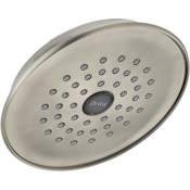 Delta 2.5 GPM 5-7/8" Wide Single Function Shower Head with Touch-Clean® Technology - Limited Lifetime Warranty Brilliance Stainless