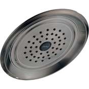 Delta 1.75 GPM Universal 7-1/2" Wide Rain Shower Head with Touch-Clean&reg; Technology - Limited Lifetime Warranty Brilliance Stainless