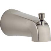 Delta 5-3/8" Diverter Wall Mounted Tub Spout Brushed Nickel