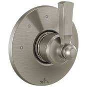 Delta Dorval Three Function Diverter Valve Trim Less Rough-In Valve - Two Independent Positions, One Shared Position Brilliance Stainless