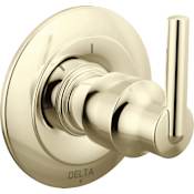 Delta Trinsic Three Function Diverter Valve Trim Less Rough-In Valve - Two Independent Positions, One Shared Position Brilliance Polished Nickel