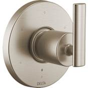 Delta Altado Six Function Diverter Valve Trim Less Rough-In Valve - Three Independent Positions, Three Shared Positions Brilliance Stainless