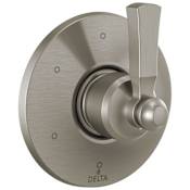 Delta Dorval Six Function Diverter Valve Trim Less Rough-In Valve - Three Independent Positions, Three Shared Positions Brilliance Stainless