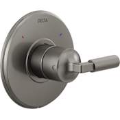 Delta Bowery Monitor 14 Series Single Function Pressure Balanced Shower Trim - Less Rough-In Valve Black Stainless