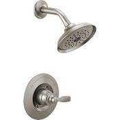 Delta Woodhurst Shower Only Trim Package with 1.75 GPM Single Function Shower Head Brilliance Stainless