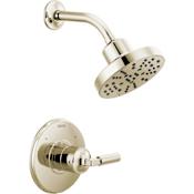Delta Bowery Monitor 14 Series Single Function Pressure Balanced Shower Only - Less Rough-In Valve Brilliance Polished Nickel