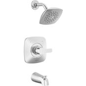 Delta Modern Monitor 14 Series Tub and Shower Trim Package with 1.75 GPM Single Function Shower Head Chrome