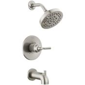Delta Saylor Monitor 14 Series Single Function Pressure Balanced Tub and Shower Trim - Less Rough-In Valve Brilliance Stainless