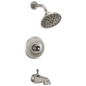 Delta Dorval Monitor 14 Series Single Function Pressure Balanced Tub and Shower - Less Handle and Rough-In Valve Brilliance Stainless