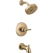 Delta Trinsic Monitor 14 Series Single Function Pressure Balanced Tub and Shower - Less Rough-In Valve Champagne Bronze