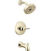 Delta Trinsic Monitor 14 Series Single Function Pressure Balanced Tub and Shower - Less Rough-In Valve Brilliance Polished Nickel