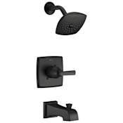 Delta Ashlyn Monitor 14 Series Single Function Pressure Balanced Tub and Shower - Less Rough-In Valve Matte Black