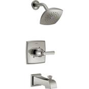 Delta Ashlyn Monitor 14 Series Single Function Pressure Balanced Tub and Shower - Less Rough-In Valve Brilliance Stainless