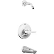 Delta Galeon Monitor 14 Series Single Function Pressure Balanced Tub and Shower - Less Shower Head and Rough-In Valve Lumicoat Chrome