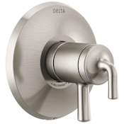 Delta Kayra Monitor 17 Series Dual Function Pressure Balanced Valve Trim Only with Integrated Volume Control - Less Rough-In Valve Brilliance Stainless