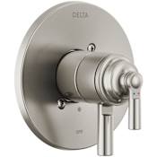 Delta Saylor Monitor 17 Series Dual Function Pressure Balanced Valve Trim Only with Integrated Volume Control - Less Rough-In Valve Brilliance Stainless