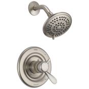Delta Classic Monitor 17 Series Dual Function Pressure Balanced Shower Only with Integrated Volume Control - Less Rough-In Valve Brilliance Stainless