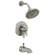 Delta Dorval Monitor 17 Series Dual Function Pressure Balanced Tub and Shower with Integrated Volume Control - Less Rough-In Valve Brilliance Stainless