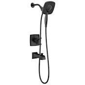 Delta Ashlyn Monitor 17 Series Dual Function Pressure Balanced Tub and Shower with In2ition and Integrated Volume Control - Less Rough-In Valve Matte Black