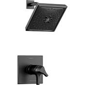 Delta Zura Tempassure 17T Series Dual Function Thermostatic Shower Only with Integrated Volume Control - Less Rough-In Valve Matte Black