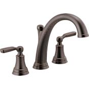 Delta Woodhurst Deck Mounted Roman Tub Filler Venetian Bronze