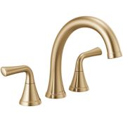 Delta Kayra Deck Mounted Roman Tub Filler Champagne Bronze