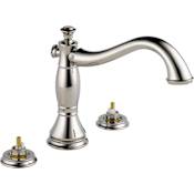 Delta Cassidy Deck Mounted Roman Tub Filler Brilliance Polished Nickel
