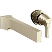 Delta Zura 1.2 GPM Wall Mounted Bathroom Faucet - Less Drain Assembly Brilliance Polished Nickel