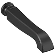 Delta Dorval 12-3/4" Wall Mount Tub Filler Less Handles and Rough-In Matte Black
