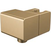 Delta Universal Showering Rotating Wall Mount Hand Shower Holder with Integrated Wall Supply Lumicoat Champagne Bronze