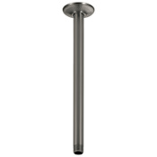 Delta 14" Ceiling Mounted Shower Arm and Shower Arm Flange Black Stainless