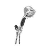 Delta Universal Showering 2.5 GPM Multi Function Hand Shower Package - Includes Hose and Bracket Chrome