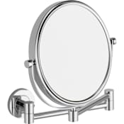 Delta Lilah 8" Diameter Circular Framed Bathroom Mirror Chrome