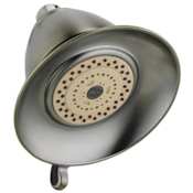 Delta 2.5 GPM Victorian Multi Function Shower Head with Touch-Clean&reg; - Limited Lifetime Warranty Brilliance Stainless