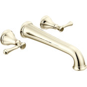 Delta Cassidy Wall Mounted Tub Filler Brilliance Polished Nickel