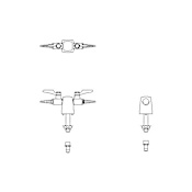 Delta 3/8 Inch 180 Degree Double Ball Valve with AIR Indexed Handles for Air from the Commercial Series Chrome