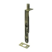 Deltana 6" Heavy Duty Flush Bolt Antique Brass