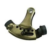 Deltana Adjustable Hinge Mounted Pin Door Bumper / Door Stop Antique Brass