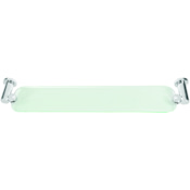 Deltana 20" Glass Shampoo Shelf with Zinc Mounts from the Nobe Series Chrome