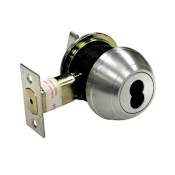Deltana 2-1/2" Grade 1 Commercial Deadbolt without Cylinder from the Pro Series Brushed Chrome